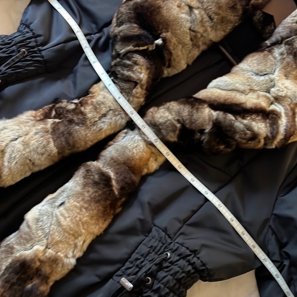 Private label rabbit- fur trimmed jacket, size 8 - Picture 9 of 9